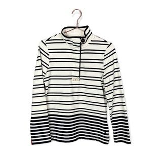 Joules Pullover Striped Sweater White Size 6